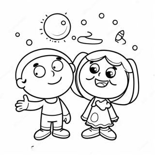 Cosmo Og Wanda Magisk Eventyr Fargeleggingsside 78378-20793