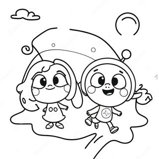 Cosmo Og Wanda Magisk Eventyr Fargeleggingsside 78378-20796