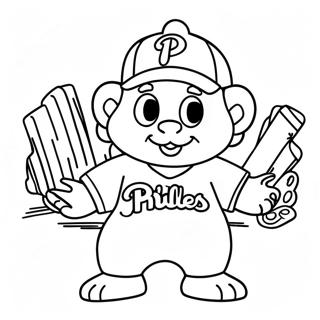 Sot Phillies Maskot Fargeleggingsside 79125-21370