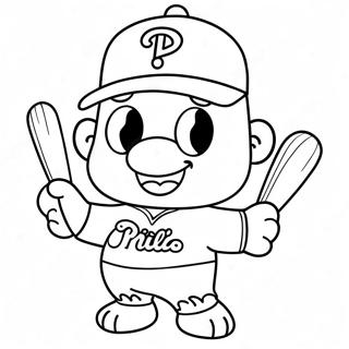 Sot Phillies Maskot Fargeleggingsside 79125-21372