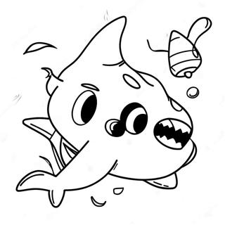 Fargerik Baby Shark Halloween Fargeleggingsside 79206 21443