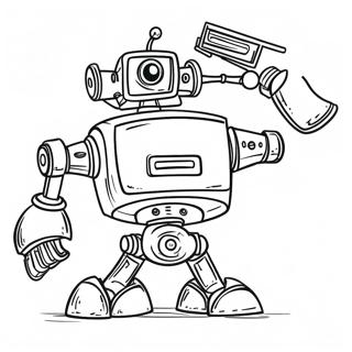 Spennende Robotikk Fargeleggingsside 79668 21800