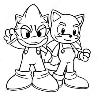 Sonic Og Mario Fargeleggingsside 79820-21895