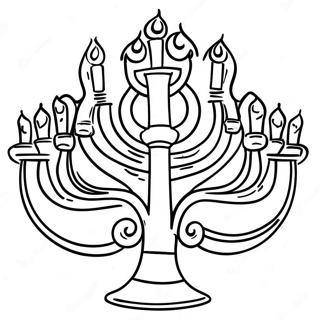 Fargerik Menorah Fargeleggingsside 79924-21978