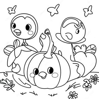 Takknemlige Venner Fargeleggingsside 80774-22645