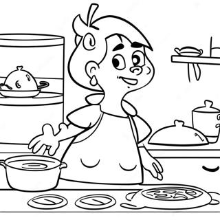 Wilma Flintstone Matlagings Fargeleggingsside 81211 22988