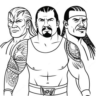 Wwe Legender Fargeleggingsside 81906-23525