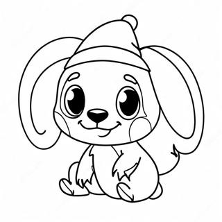 Sott Julebroderi Med Nisselue Fargeleggingsside 82523-24030