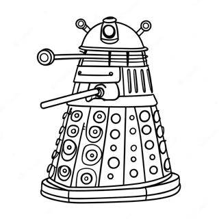 Fantastisk Dalek Fargeleggingsside 82703-24180