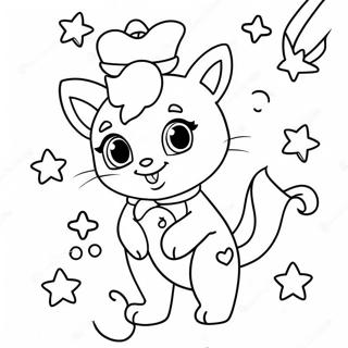 Sote Magiske Mixies Med Glitrende Stjerner Fargeleggingsside 82779 24232