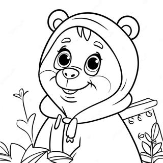 Eventyrlig Masha Og Bjorn Fargeleggingsark 82832-24275