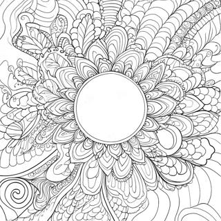 Livlige Galakse Nebula Fargeleggingsside 82936-24354