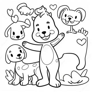 Veterinaer Med Glade Dyr Fargeleggingsside 83526-24823