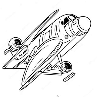 Air Force 1 I Aksjon Fargeleggingsside 83729-24977