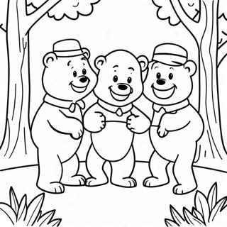 Berenstain Bears I Skogen Fargeleggingsside 85035 26088