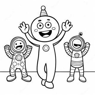 Muno Danser Yo Gabba Gabba Fargeleggingsside 86465 27215