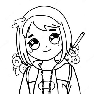 Kule Gacha Life Tomboy Fargeleggingsside 87132 27713