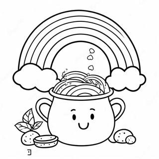 St. Patricks Dag Fargeleggingsark