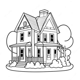 Bygninger Fargeleggingsark