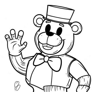 Skummel Freddy Fazbear Fargeleggingsark 87748-28186