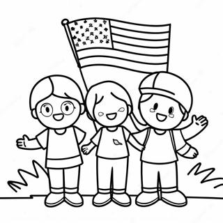 Flaggdag Fargeleggingsark