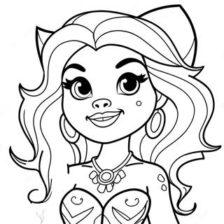 Clawdeen Wolf Monster High Fargeleggingsside 87875-28464