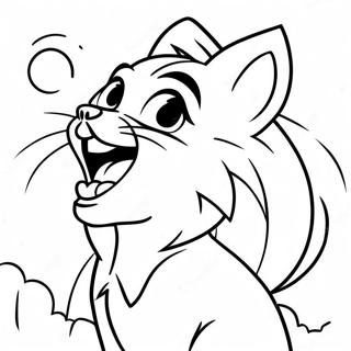 Clawdeen Wolf Uler Mot Manen Fargeleggingsside 87878-28476