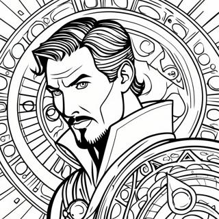 Doctor Strange Med Oyet Til Agamotto Fargeleggingsside 87930-28335