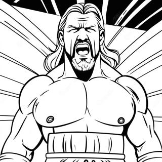 3d Triple H I Ringen Fargeleggingsside 87957 28357