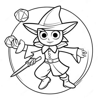 Mork Magiker I Aksjon Fargeleggingsark 88522-28970