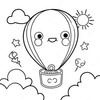 Fargerik Barnehage Avslutningsballong Fargeleggingsside 88676-29092