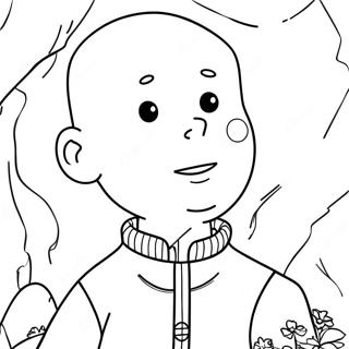 Eventyrlig Caillou Fargeleggingsside 88880-29241