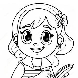 Morsom Dork Diaries Karakter Fargeleggingsside 88983-29317