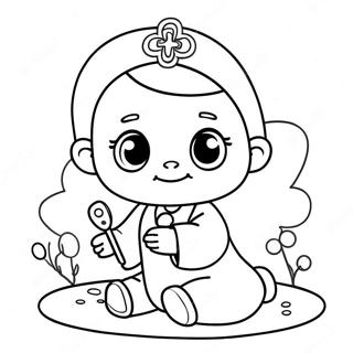 Sot Baby Dap Fargeleggingsside 89240-29520