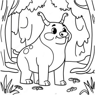 Booba I En Magisk Skog Fargeleggingsside 89475-29711