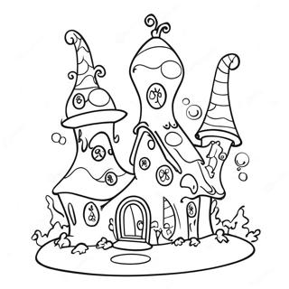 Magiske Whoville Hus Fargeleggingsside 89888 30025