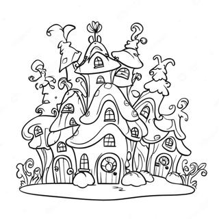 Magiske Whoville Hus Fargeleggingsside 89888 30026