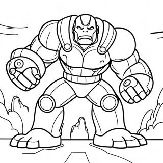 Hulk Buster Slagscene Fargeleggingsside 89991 30109