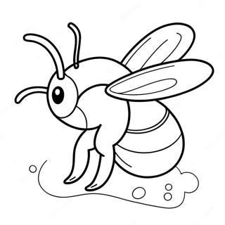 Lekfull Gul Humle Fargeleggingsside 90017-30130