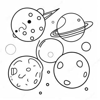 Fargerike Dvergplaneter Fargeleggingsside 90117-30199