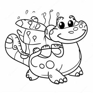 Fargeleggingsside Med Morsomme Crocs Med Ansikter 90222-30282