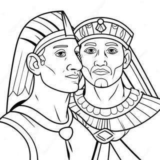 Josef Og Farao Fargeleggingsside 90379-30407