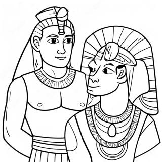 Josef Og Farao Fargeleggingsside 90379-30408