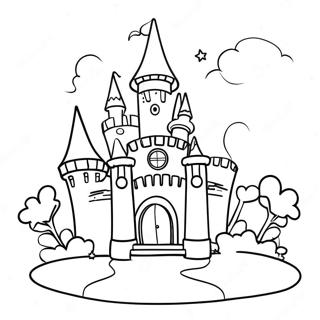 Fortryllende Fantasifull Eventyrslott Fargeleggingsside 90509-30505