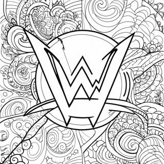 Wwe Logo Fargeleggingsside 90533-30521