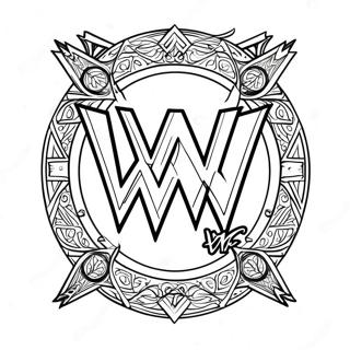 Wwe Logo Fargeleggingsside 90533-30522