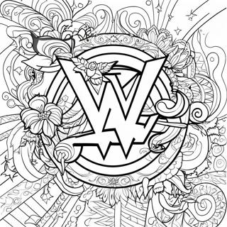 Wwe Logo Fargeleggingsside 90533-30524