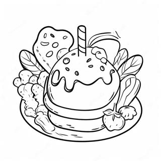 Deilig Mat Med Bokstav Y Fargeleggingsside 91048 30931