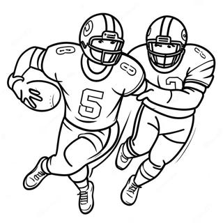 Fotballspillere I Aksjon Fargeleggingsside 91457-31307