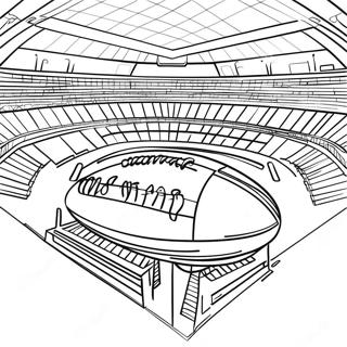 Super Bowl Stadion Scene Fargeleggingsside 91459-31316